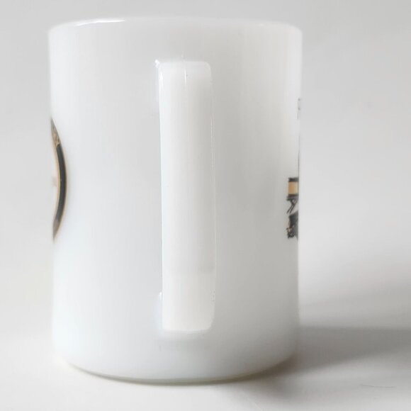 Fort Henry Federal Milk Glass Mug Canadian Souvenir Coffee Cup Vintage Military - Picture 2 of 6